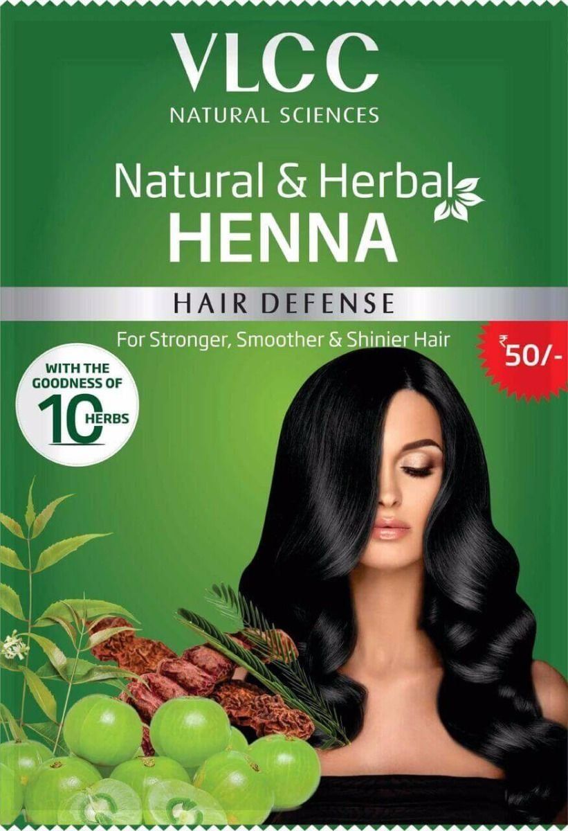 VLCC Natural Sciences Natural &amp; Herbal Henna With Amla &amp; Shikakai Extract Hair Defense (120g) (pack of 2)