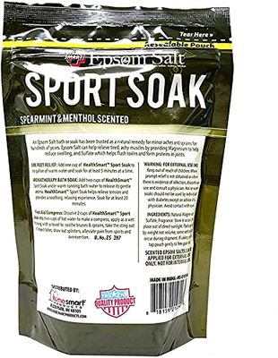 Natural Epsom Salt (Spearmint &amp; Menthol Sports Soak)