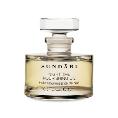 SUNDARI Nighttime Nourishing Oil, 0.5 Fl Oz, Ayurvedic Face Oil, Deep Hydration, Reduces Fine Lines, Revitalizes Skin for a Youthful Glow
