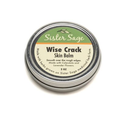 SISTER SAGE Wise Crack Skin Balm, All Natural Skin Balm With Calendula, Lavender Shea Butter and Beeswax (2 Oz)