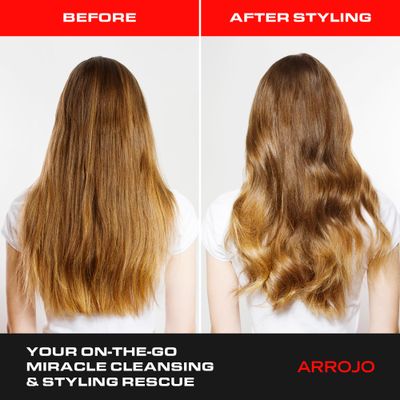 ARROJO ReFINISH Volumizing Dry Shampoo for Women & Men - Revitalizing Large Dry Shampoo Spray w/Invisible Finish Women & Mens Dry Shampoo for All Hair Types , 8.5 Fl Oz (Pack of 1)