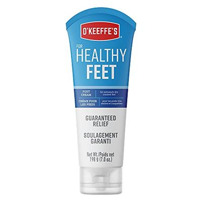 O&#39;Keeffe&#39;s for Healthy Feet Foot Cream; Guaranteed Relief for Extremely Dry; Cracked Feet; Clinically Proven to Instantly Boost Moisture Levels; 7.0 Ounce Tube; (Pack of 1)