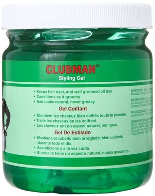 Clubman Style Gel Men&#39;S 16oz Jar (2 Pack)