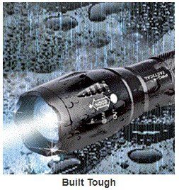 Weedout Pro-4 Power Tactical Flashlight 300 Lumens Plus Bonus Carry Case