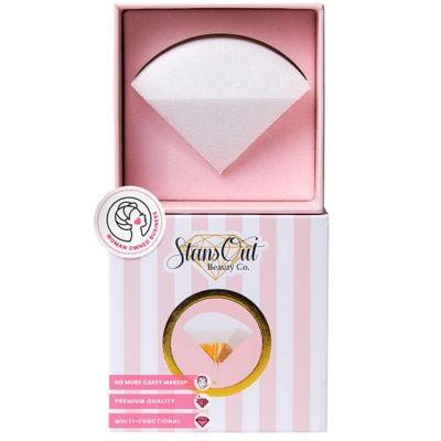 StansOut Makeup Blending Sponge, Memory Foam Blender for Liquid, Cream &amp; Powder Foundations, No Water Needed, Airbrush Finish, Flawless Application