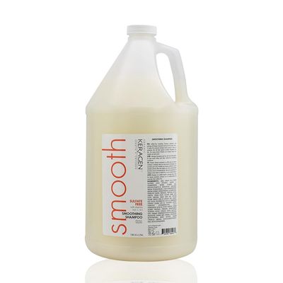 KERAGEN - Smoothing Shampoo with Keratin and Collagen for All Hair Types, Sulfate Free, 128 Oz - Moisturizes, Strengthens, Protects Color and Repair - Panthenol, Vitamins, and Jojoba Oil