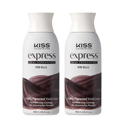 Kiss Express Semi-Permanent Hair Color, 3.5 Fl Oz (Pack of 2)