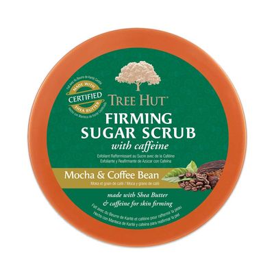 Tree Hut Ultra Hydrating and Exfoliating Sugar Scrub Mocha &amp; Coffee Bean for Nourishing Essential Body Care, 18 Ounce
