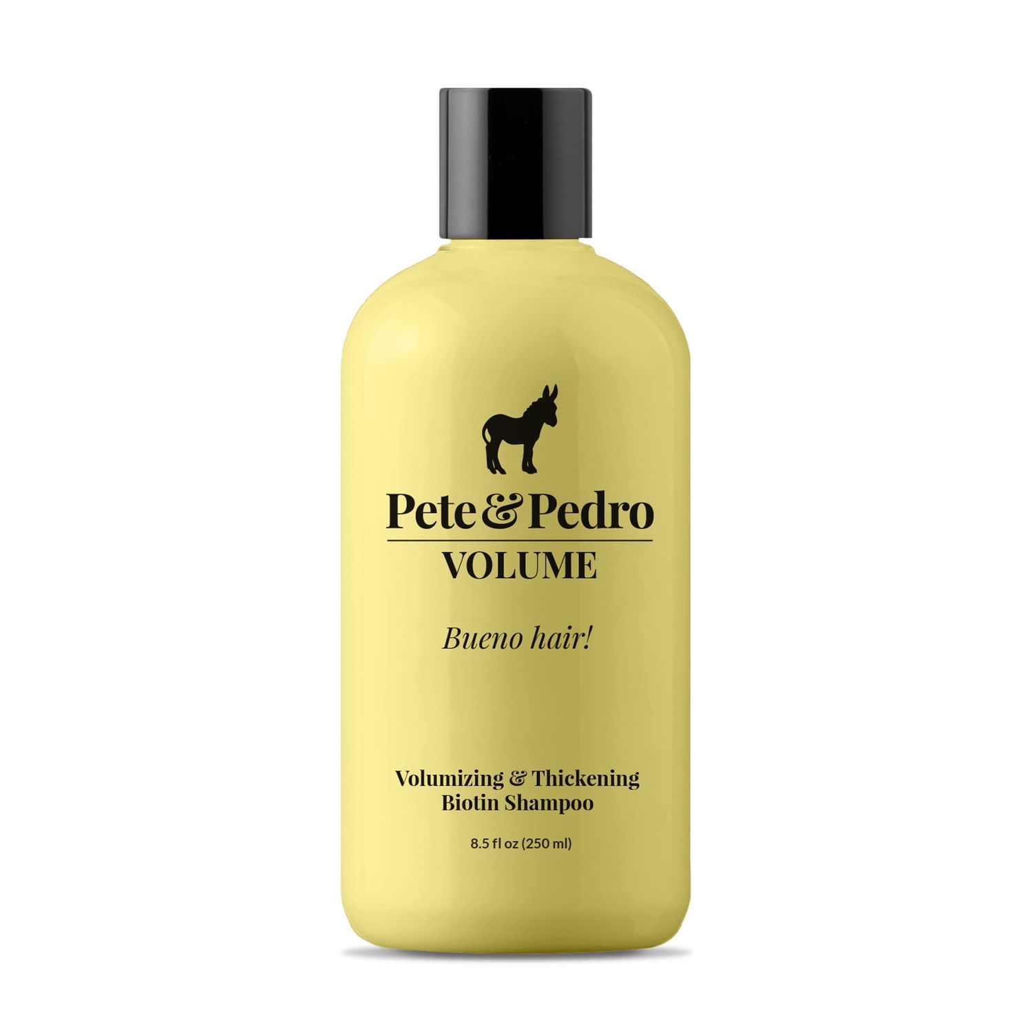 Pete &amp; Pedro VOLUME SHAMPOO - Volumizing &amp; Thickening Biotin Hair Strengthening Men&#39;s &amp; Women Daily Cleansing Shampoo | Alcohol &amp; Paraben Free | As Seen on Shark Tank, 8.5 oz.