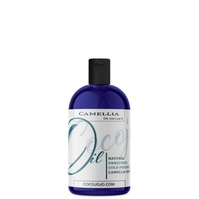 Dr Joe Lab Japanese Camellia Seed Oil - Pure, Cold Pressed, Non-GMO Carrier - 8 oz - for Skin, Hair, Nails, Body, Facial Hair - Hydrating Moisturizing Vegan Nourishing - Packaging May Vary