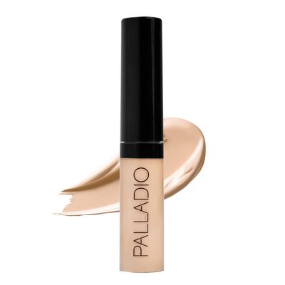 Palladio Liquid Concealer, Medium Coverage, Lightweight and Buildable Formula for Seamless Coverage, Conceals Imperfections, Brightens Skin, and Lasts All Day, Porcelain