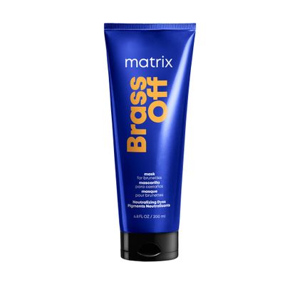 Matrix Brass Off Color Depositing Neutralization Hair Mask | Repairs &amp; Protects Fragile Hair | For Color Treated Hair |Neutralizes Orange Tones | Color Depositing | Packaging May Vary | 6.8 Fl. Oz.