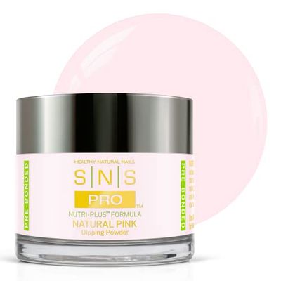 SNS Nail Dip Powder, Gelous Color Dipping Powder - Natural Pink (Natural/Nudes, Sheer), PWNP02 - Long-Lasting Acrylic Nail Color &amp; Polish Lasts 14 Days - Odor-Free &amp; No UV Lamp - 2 Oz