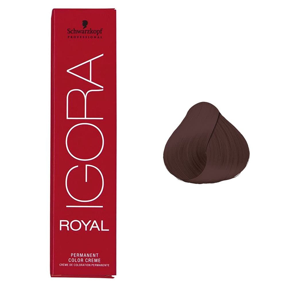 Schwarzkopf Professional Igora Royal Permanent Hair Color, 5-68, Light Brown Chocolate Red, 60 Gram