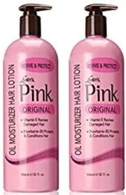 Luster&#39;s Scurl Pink Oil Moisturizer Hair Lotion, 32 Ounce (Packaging may vary) (2 Pack)