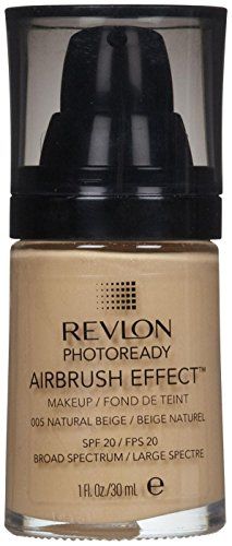 Revlon PhotoReady Airbrush Effect Makeup, Natural Beige