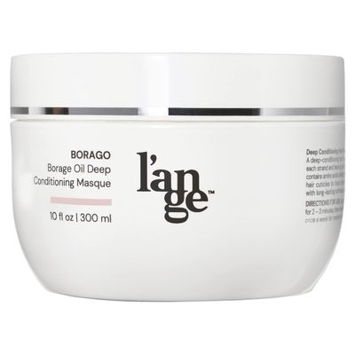 L&#39;ANGE HAIR Deep Conditioning Masque with Borage Oil - 16 Oz Jar, Nourishes and Strengthens Hair, Manages Frizz and Enhances Moisture, Sulfate &amp; Paraben-Free, for Dry Hair, Unisex