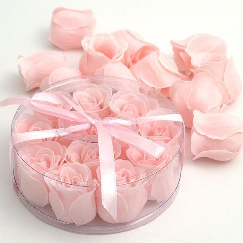 Rose Scented Pink Rose Soaps (Set of 12)