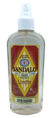 Crusellas Legitima Kolonia 1800 Sandalwood (Sandalo) Cologne Pump Spray 8 Fl. Oz.