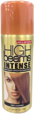 High Beams Intense Temporary Spray-On Hair Color - Copper 2.7 oz (3 PACK)