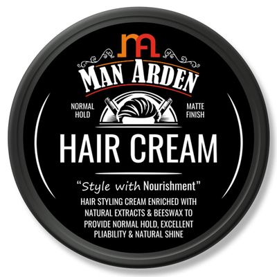 Man Arden Hair Cream - Style with Nourishment - 50g - Daily Use Hair Styling Cream