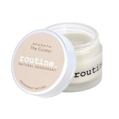 Routine Natural Deodorant The Curator (Baking Soda Free) Deo Jar | 2 Fluid Oz. Natural Deodorant | Aluminum Free Natural Deodorant For Women &amp; Men (Cream Jar Formula)