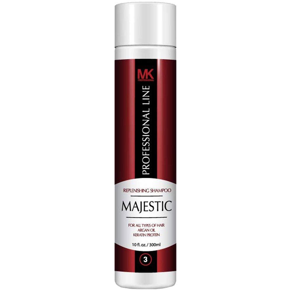 MAJESTIC KERATIN Replenishing Shampoo 10oz(300ml)-after Care- Soduim Chloride &amp; Sulfate Free