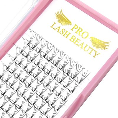 Premade Volume Eyelash Extensions 4D-D-0.07-15 Short Stem Premade Fans Eyelash Extensions 9 to 20 mm Volume Lash Extensions .07 .10 Pre made Lash Fans C D Curl (4D-D-0.07,15mm)