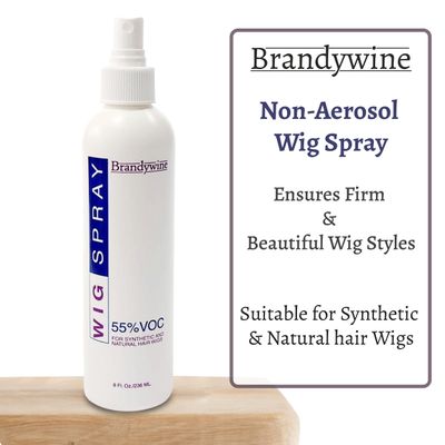Brandywine Non-Aerosol Wig Spray for Synthetic and Natural Hair Wigs (1 Pack)
