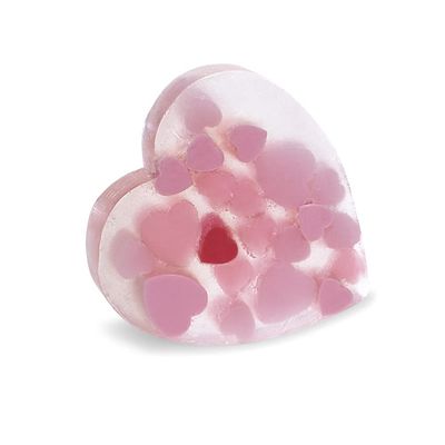 Primal Elements Glycerin Bar Soap | Valentines Soap Helps All Skin Types, Sensitive, Oily &amp; Dry Skin | NO PARABENS, VEGAN, GLUTEN FREE, 100% VEGETABLE BASE - (Heart of Hearts)