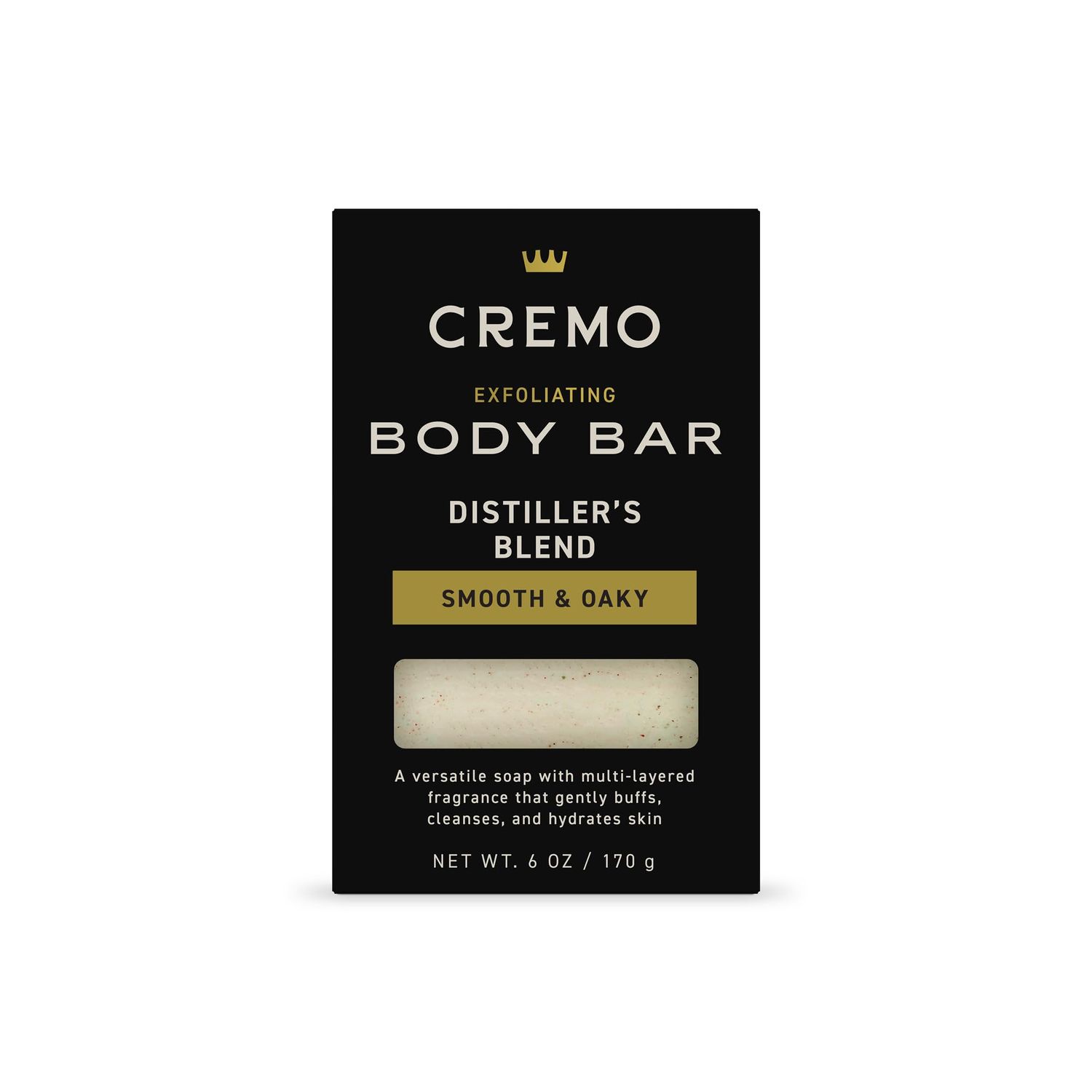 Cremo Exfoliating Body Bars Distiller&#39;s Blend - A Combination of Lava Rock and Oat Kernel Gently Polishes While Shea Butter Leaves Your Skin Feeling Smooth &amp; Healthy
