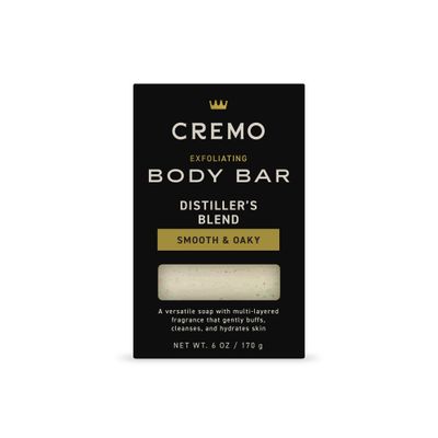 Cremo Exfoliating Body Bars Distiller&#39;s Blend - A Combination of Lava Rock and Oat Kernel Gently Polishes While Shea Butter Leaves Your Skin Feeling Smooth &amp; Healthy