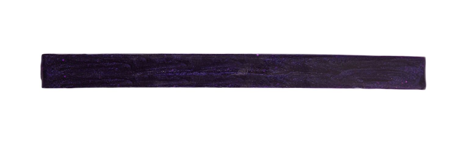 Caravan Metal LG Tight Overlap Barrette French Hand, Purple Epoxy