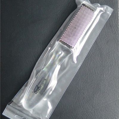 AnHua Pedicure Foot File Callus Rasp Scrubber Hard Dead Rough Skin Callus Remover Reducer 2 Sides Clear Handle
