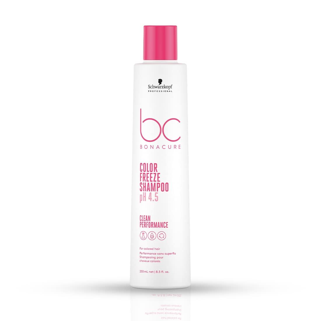 BC BONACURE pH 4.5 Color Freeze Micellar Silver Shampoo, 8.5-Ounce