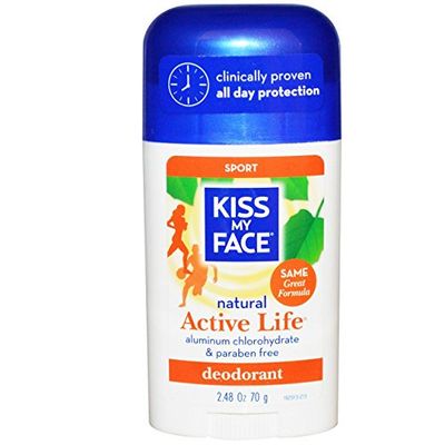 Kiss My Face Deodorant Stick Active Life Sport 2.48oz (6 Pack)