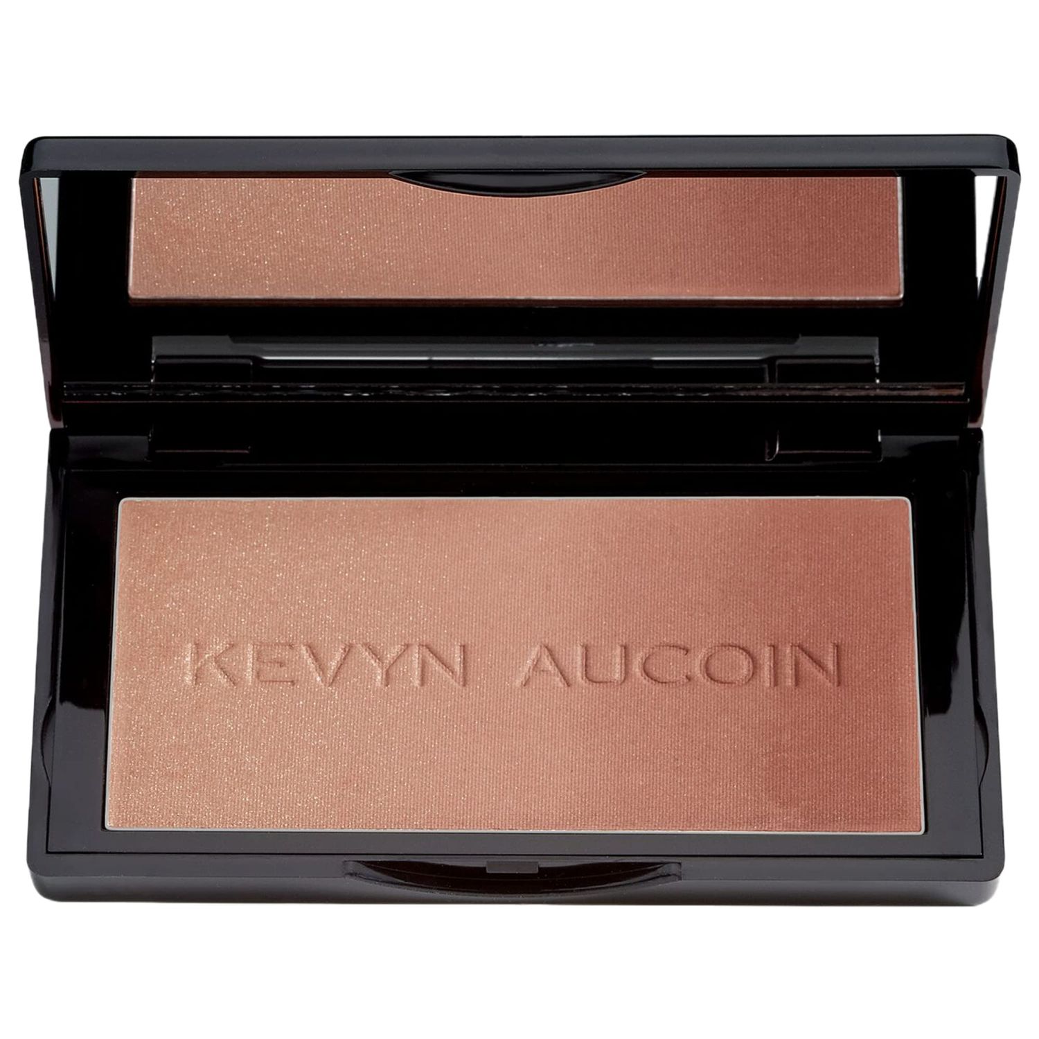 Kevyn Aucoin The Neo-Bronzer, Sundown Deep: 3 in 1 makeup palette. Highlighter, blush &amp; bronzer in one smooth gradient makeup compact. Shimmer &amp; matte in light, medium &amp; deep. Sun-kissed to bronzed.