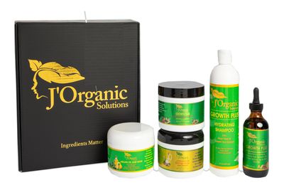 J&#39;Organic Solutions Super Healthy Hair Growth Set (Complete 5 products Set)