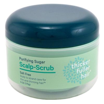 Thicker Fuller Hair, Nourishing Daily Scalp Scrub for Thin and Thinning Hair, 4 FL OZ (Scalp Scrub)