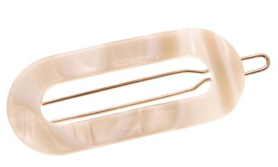 France Luxe Mini Oval on Tige Boule Barrette - Alba