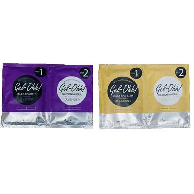 Avry Beauty Jelly Spa Pedicure Set Gel-Ohh Combo (LAVENDER &amp; MILK &amp; HONEY)