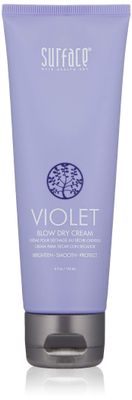 Surface Hair Violet Blow Dry Cream, Brighten, Smooth And Protect From Heat, 4 Fl. Oz.