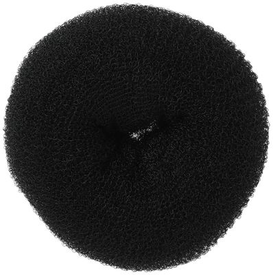 Diane Jumbo Hair Donut, Black, 5.5"