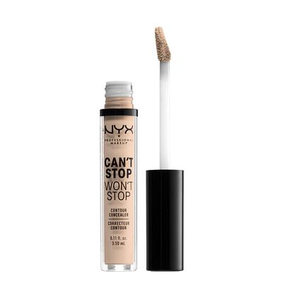 NYX PROFESSIONAL MAKEUP Can&#39;t Stop Won&#39;t Stop Contour Concealer, 24h Full Coverage Matte Finish - Alabaster
