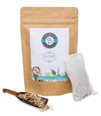 Birds &amp; Bees Teas - Organic Herbal Sitz Bath Soak &amp; Bath Salts - 8 Sachets