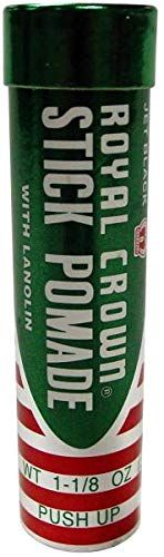 Royal Crown Stick Pomade Jet Black 1.125 oz (Pack of 4)
