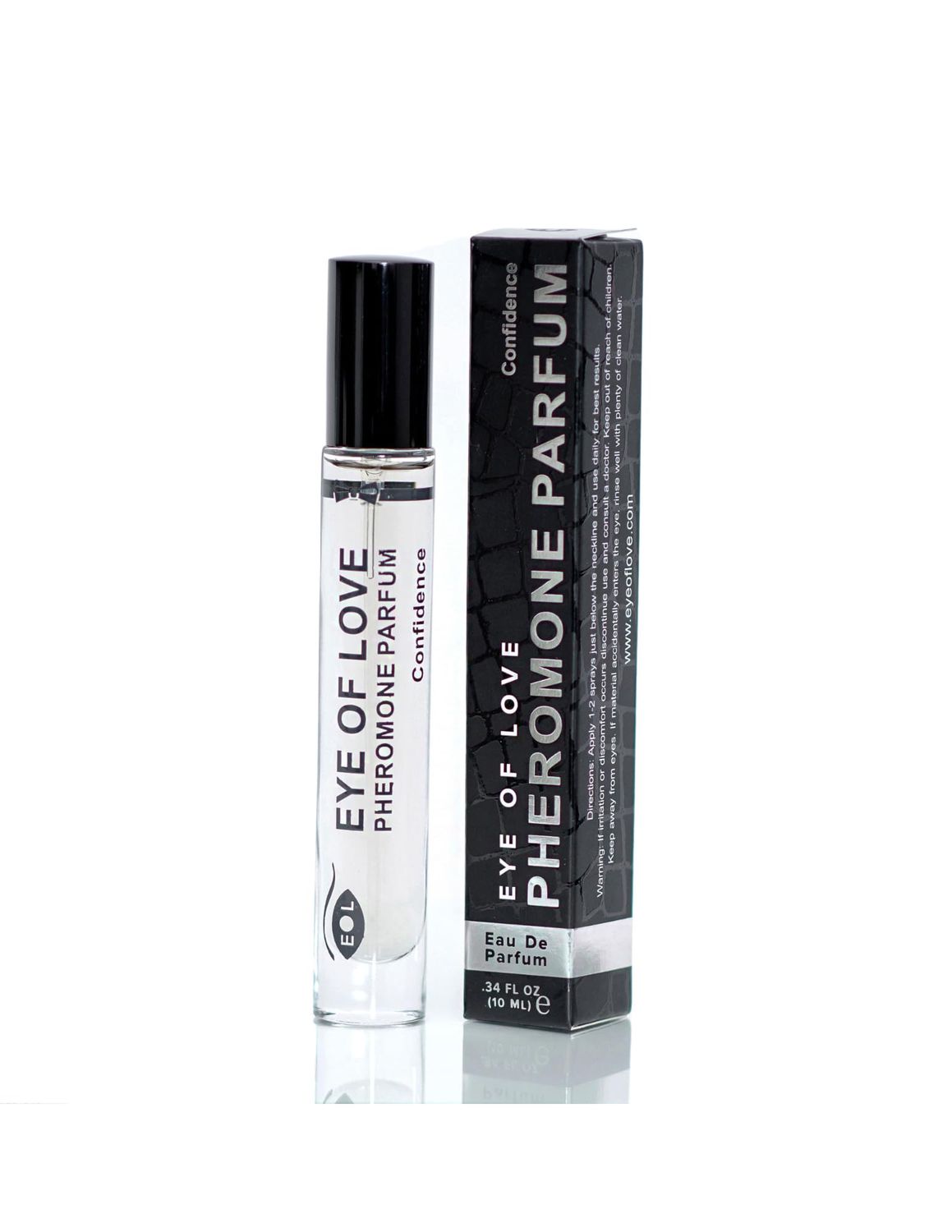 Eye Of Love Confidence Pheromone Cologne for Men - Boost Charisma &amp; Charm - 10ml Deluxe Parfum - Infused with Male Pheromones - Magnetic Allure for Professional &amp; Social Success