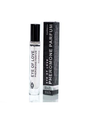 Eye Of Love Confidence Pheromone Cologne for Men - Boost Charisma &amp; Charm - 10ml Deluxe Parfum - Infused with Male Pheromones - Magnetic Allure for Professional &amp; Social Success