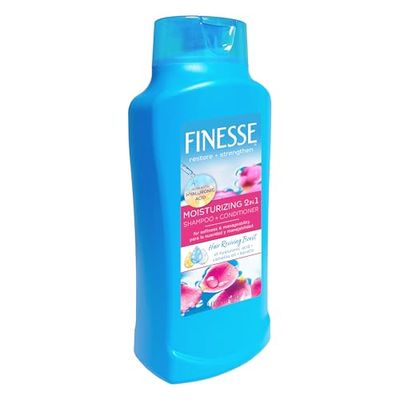FINESSE Moisturizing 2 In 1 Shampoo, 24 Ounce (Pack of 6)