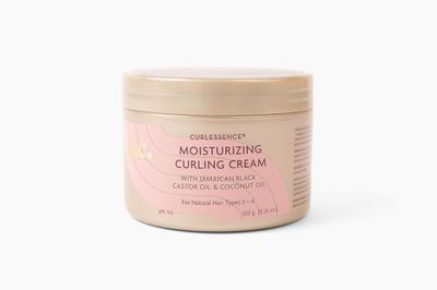 KeraCare CurlEssence Moisturizing Coconut Curling Cream - With Jamaican Black Castor Oil &amp; Coconut Oil - For Curly Hair - SIlicone and Paraben Free - 11.25 oz